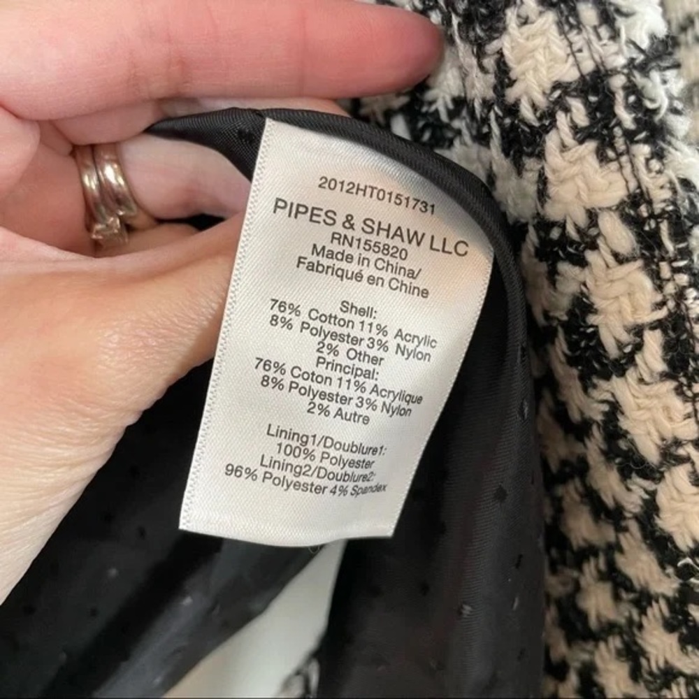 Veronica Beard Shanti Houndstooth Blazer - Picture 14 of 15